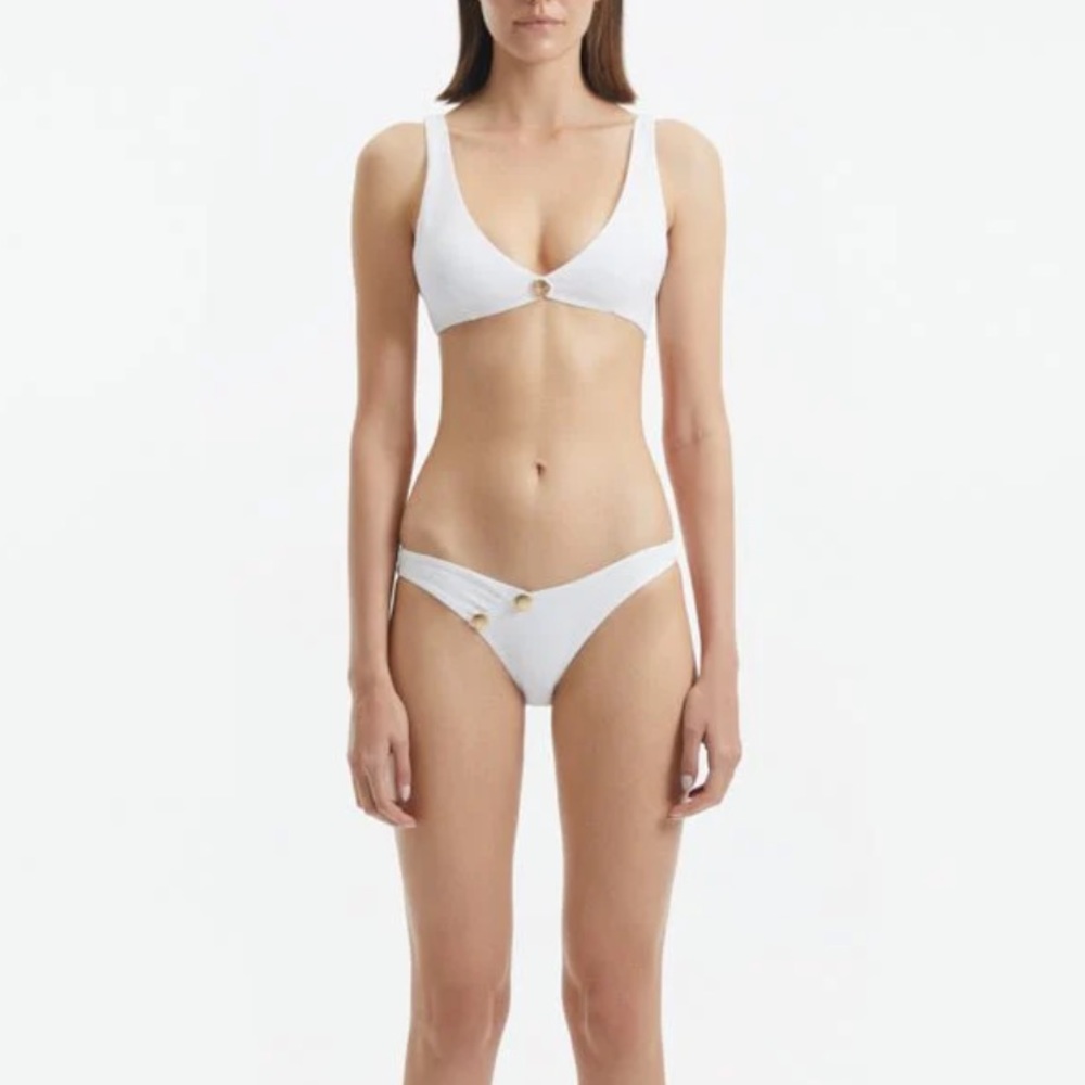 Moeva Aeron White Bikini Bottom